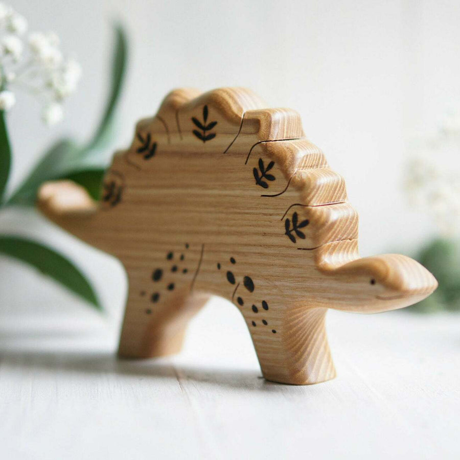 Wooden Stegosaurus