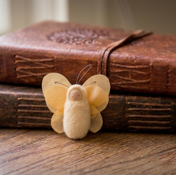 Fairyshadow Yellow Fairy Baby Ornament