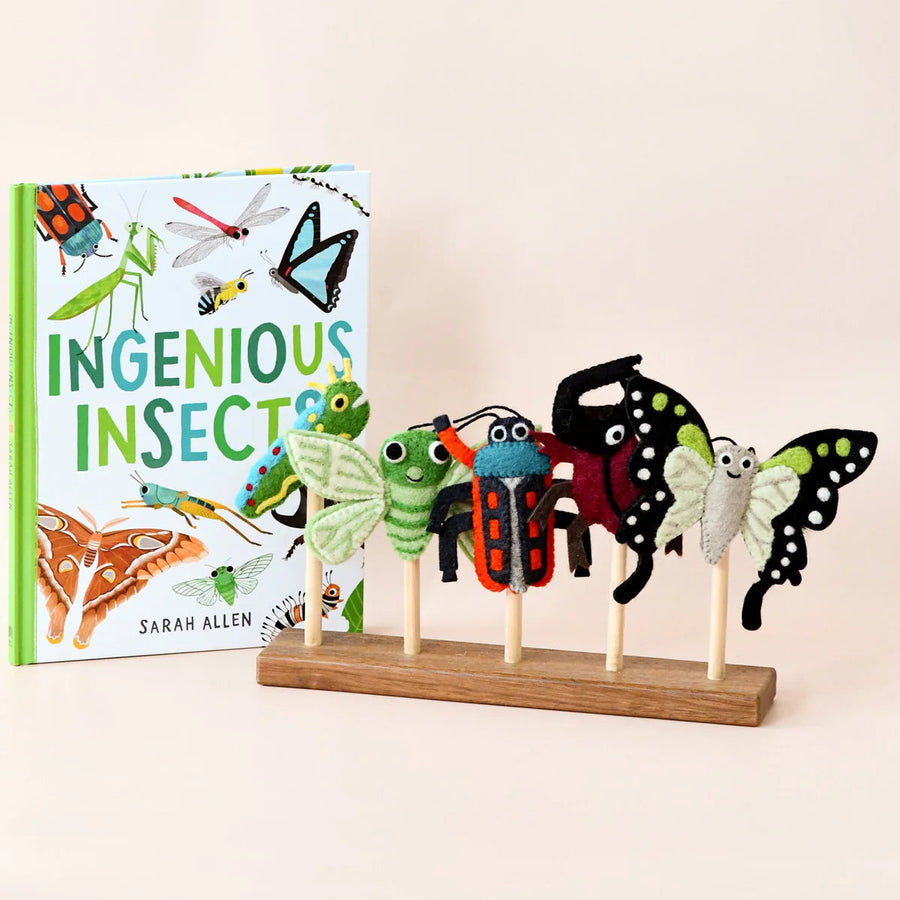 Ingenious Insects Finger Puppets and Book Set by Sarah Allen