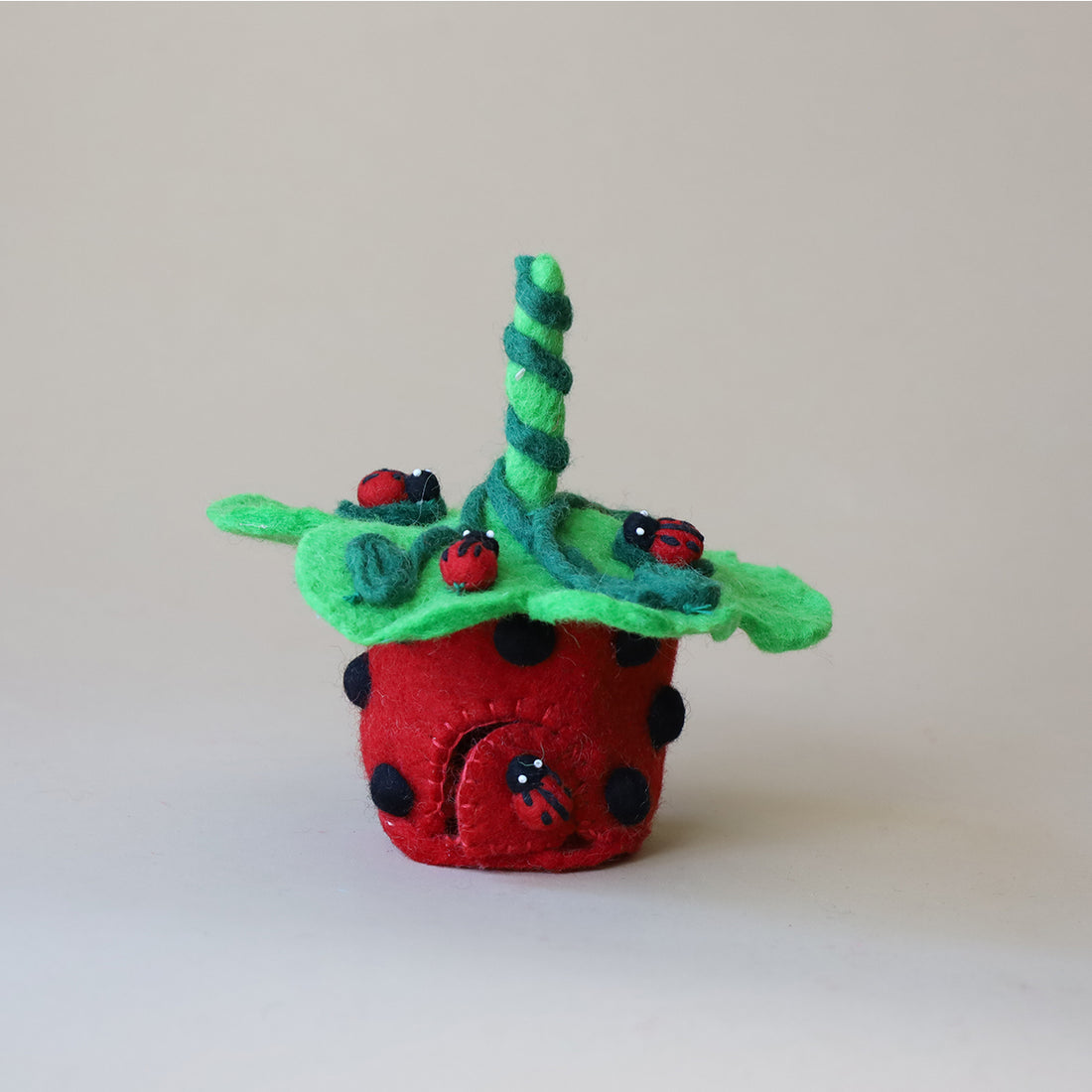 Felt Red Ladybird Tiny Home