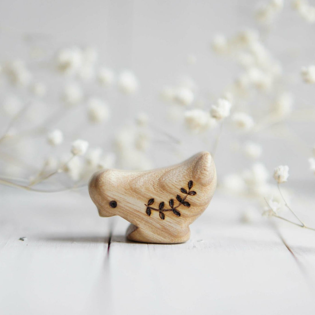 Wooden Chick, Looking Down