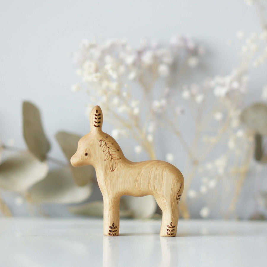 Wooden Donkey Foal