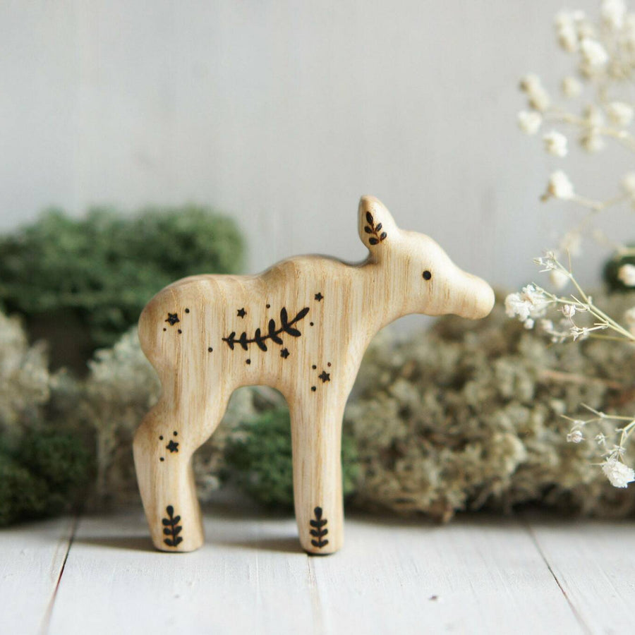 Wooden Baby Moose