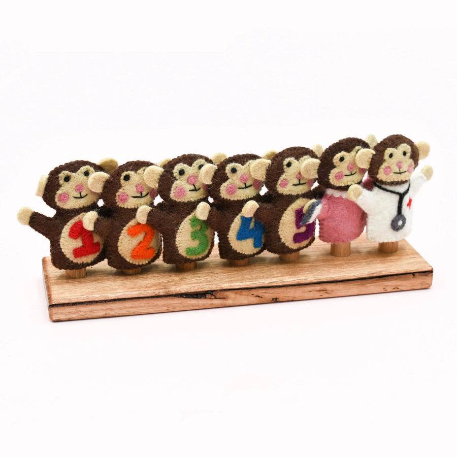 Finger Puppet Stand, 7 Rods
