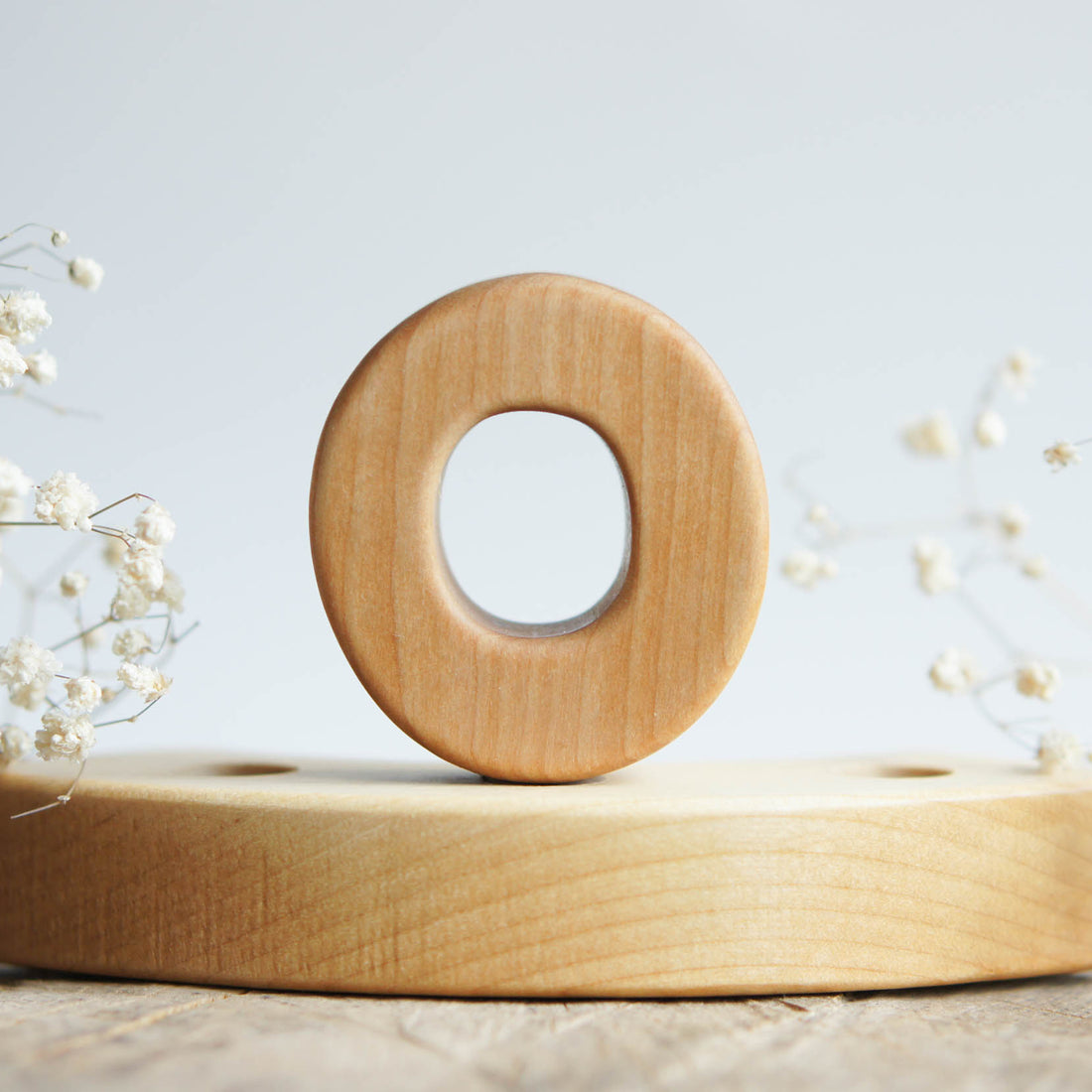 Wooden Number, a hand-carved wooden toy by Tiny Fox Hole.