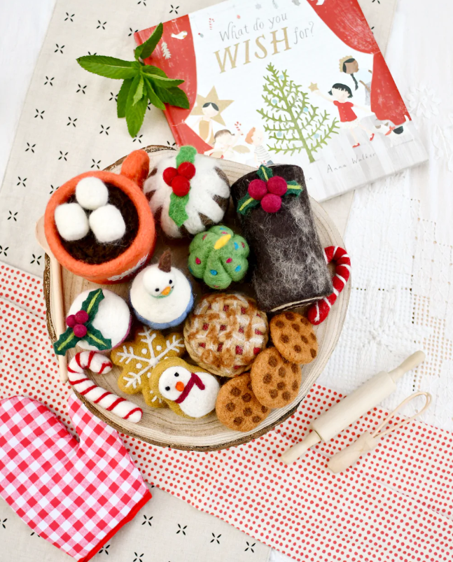 Sale Felt Christmas Play Food Grazing Box, Set B