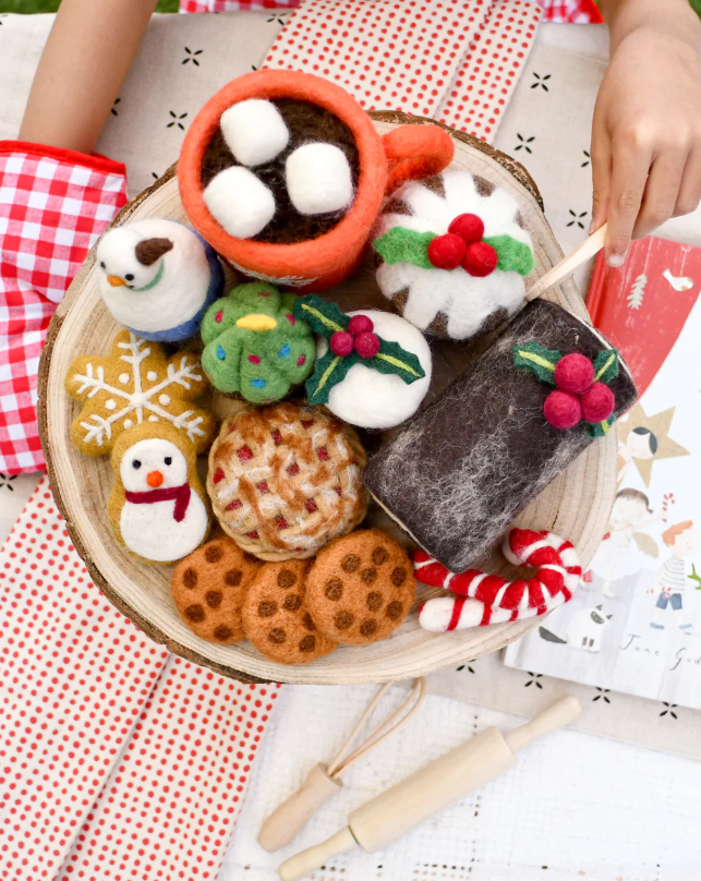 Sale Felt Christmas Play Food Grazing Box, Set B