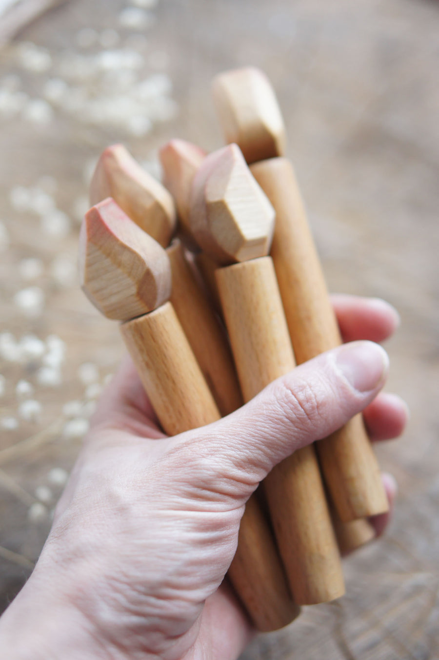 Wooden Birthday Candle