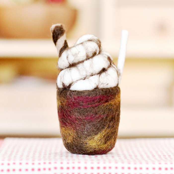 Felt Chocolate Milkshake