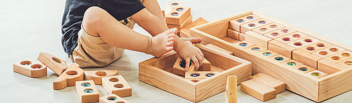 Bauspiel: the blocks that never get put away