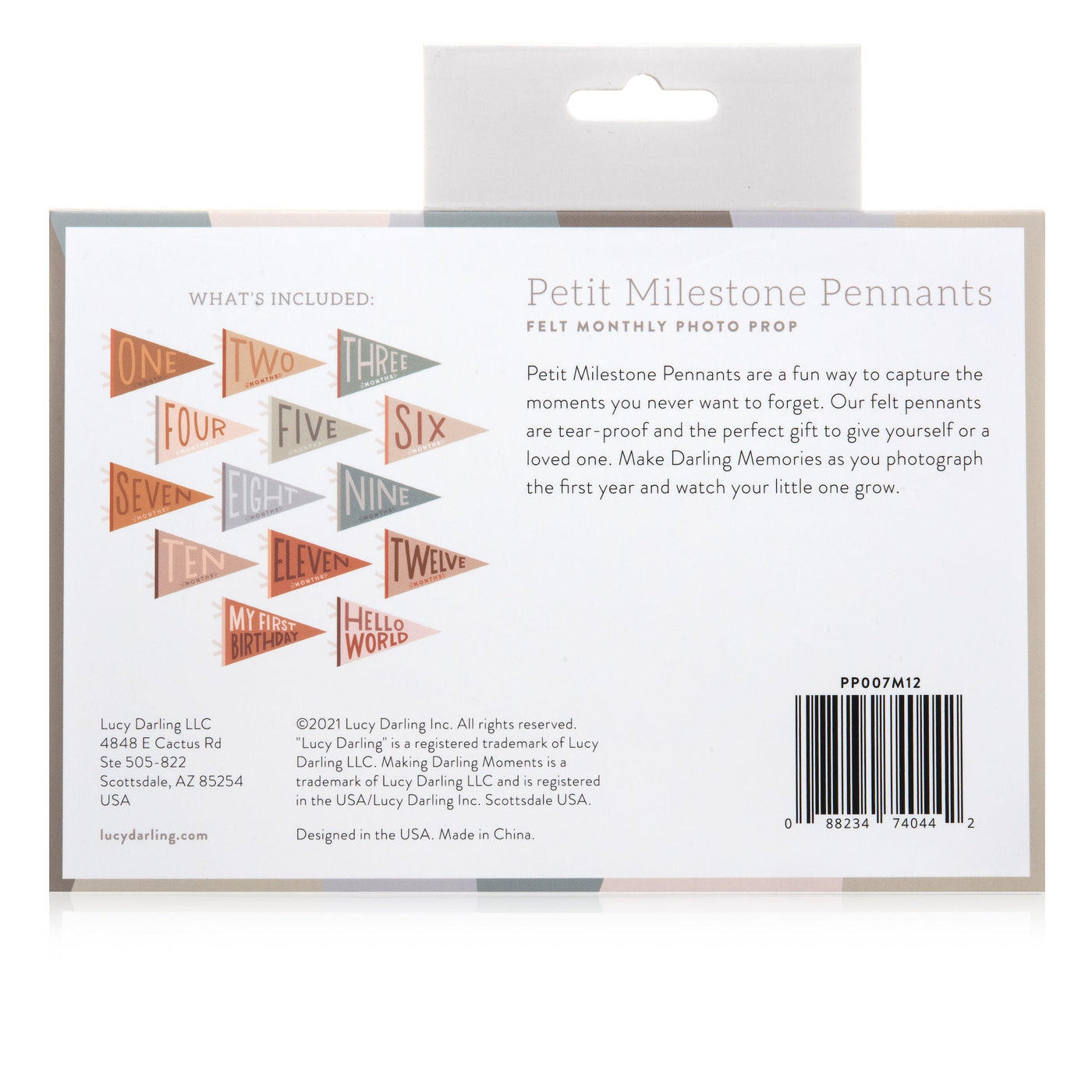 Lucy Darling Mountain Fields Petit Milestone Pennant