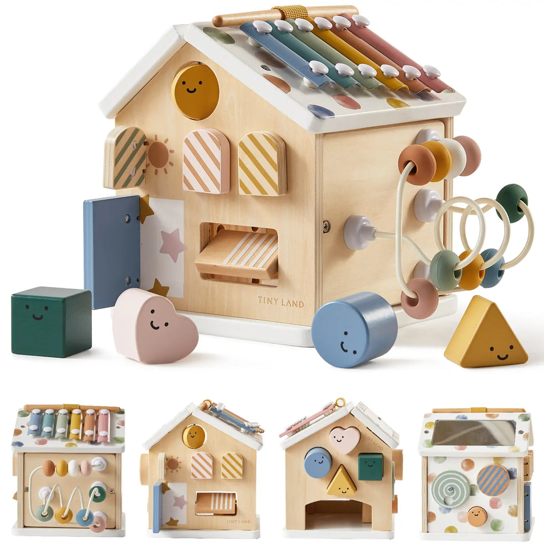 Sale Tiny Land® Cottage Activity Cube - Morandi