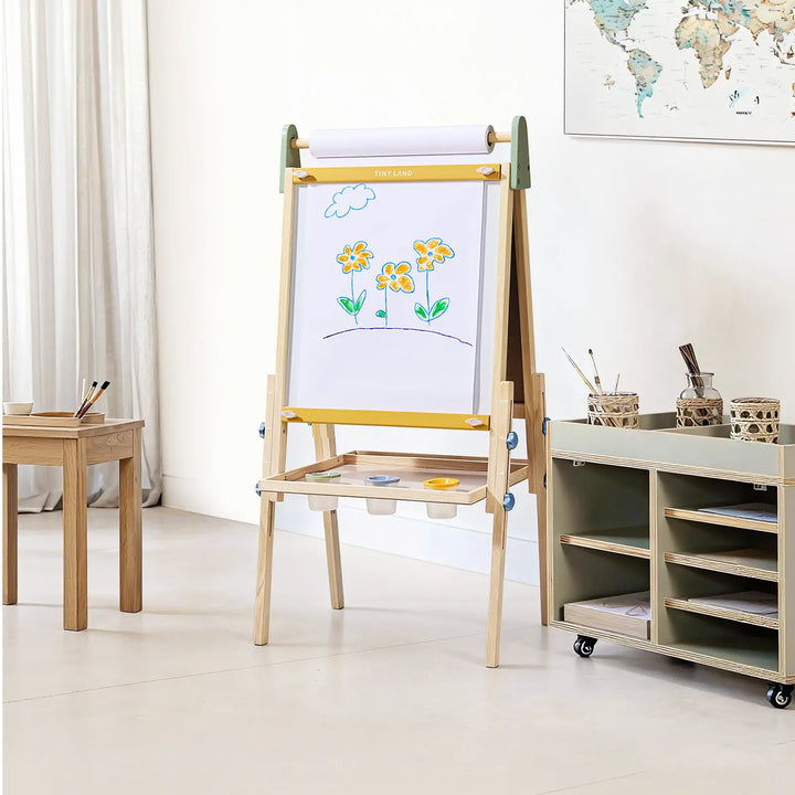 Tiny Land® 3-in-1 Art Easel for Kids - Morandi