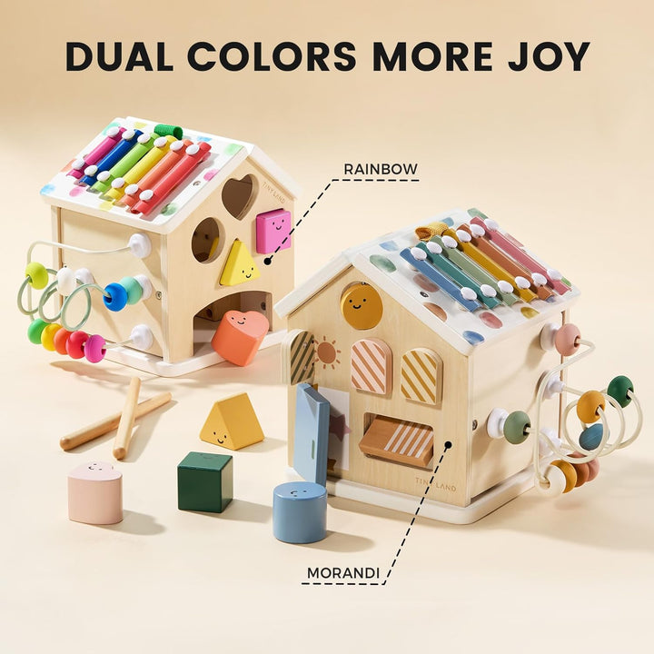 Sale Tiny Land® Cottage Activity Cube - Morandi