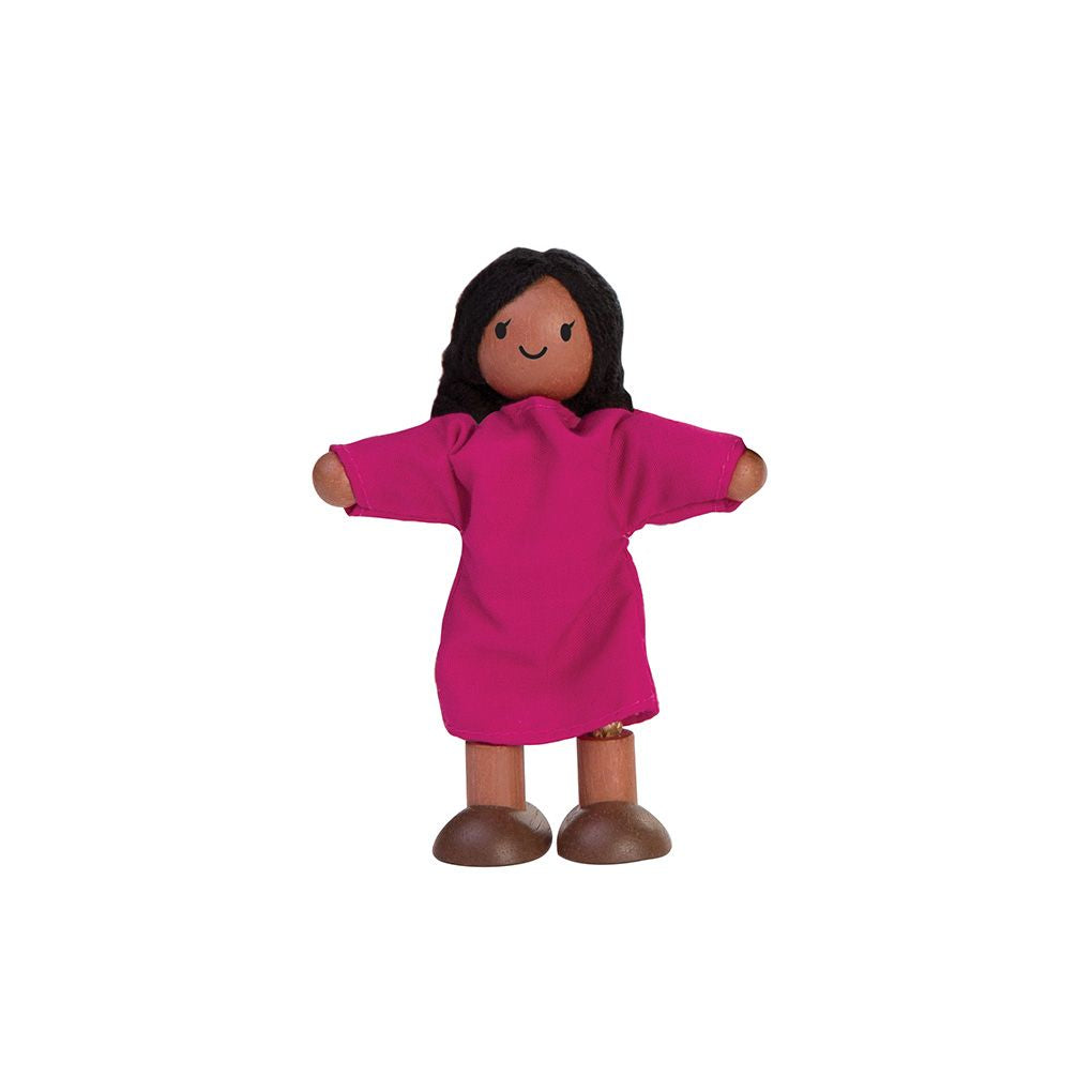 Plan Toys Girl Dollhouse Figure - Medium Skin Tone