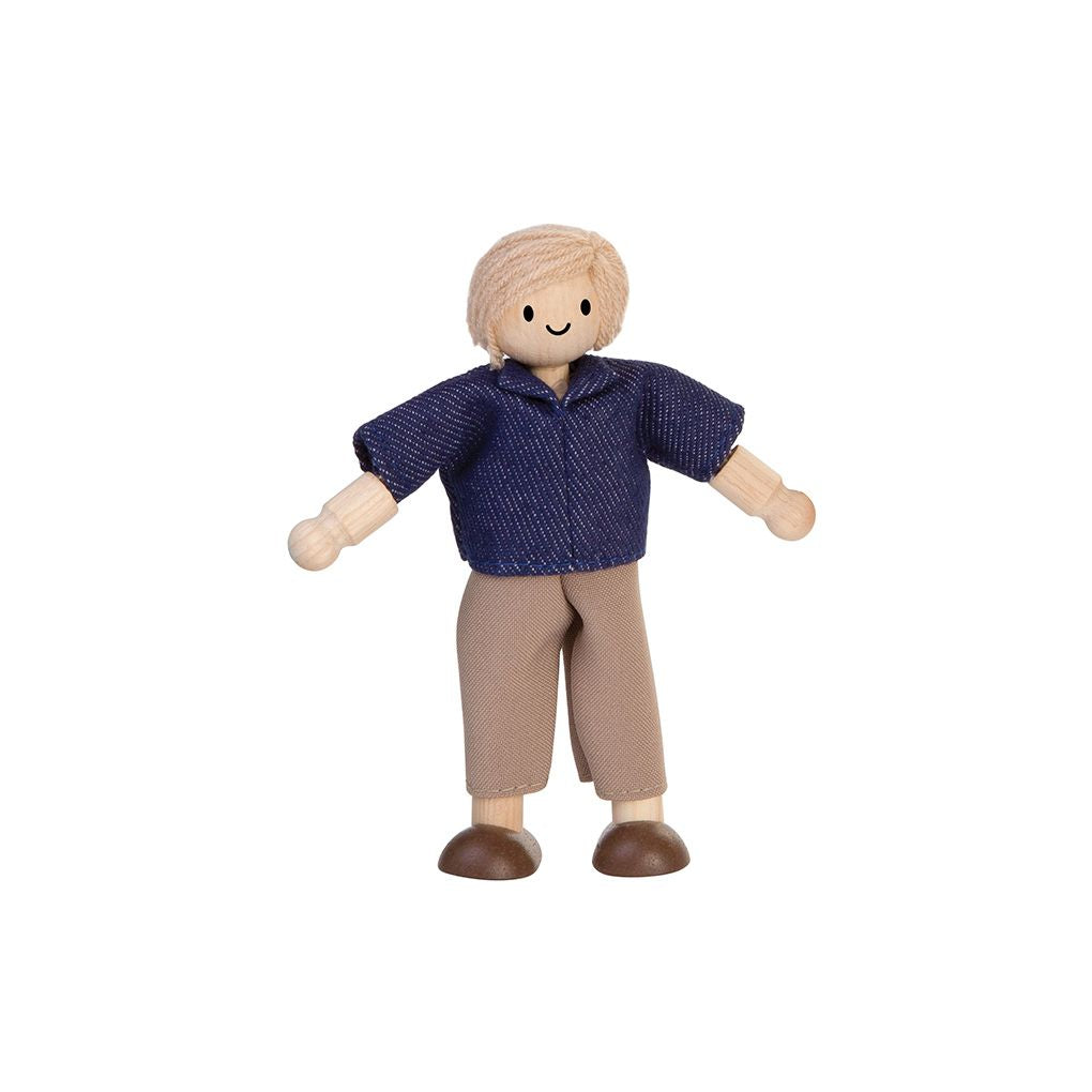 Plan Toys Dad Dollhouse Figure - Light Skin Tone