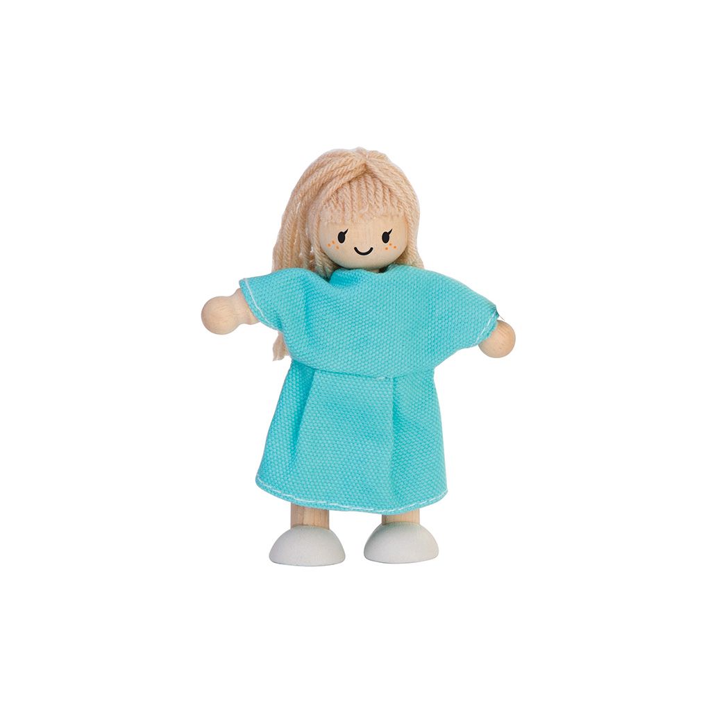 Plan Toys Girl Dollhouse Figure - Light Skin Tone