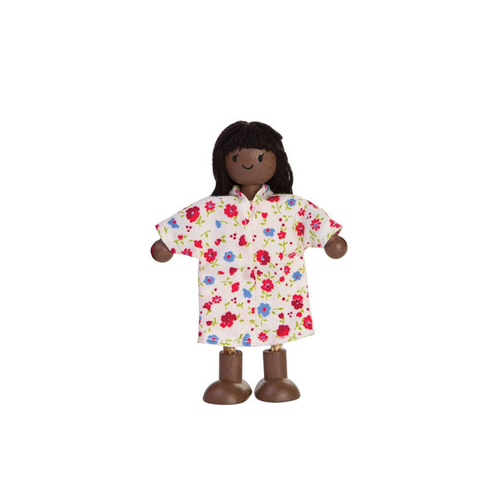 Plan Toys Mom Dollhouse Figure - Dark Skin Tone