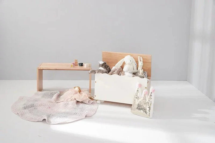 Calla Lid Toy Storage Cabinet - 2-in-1 Storage Box &amp; Bench