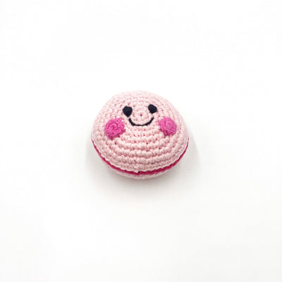 Friendly Macaron Cookie Rattle