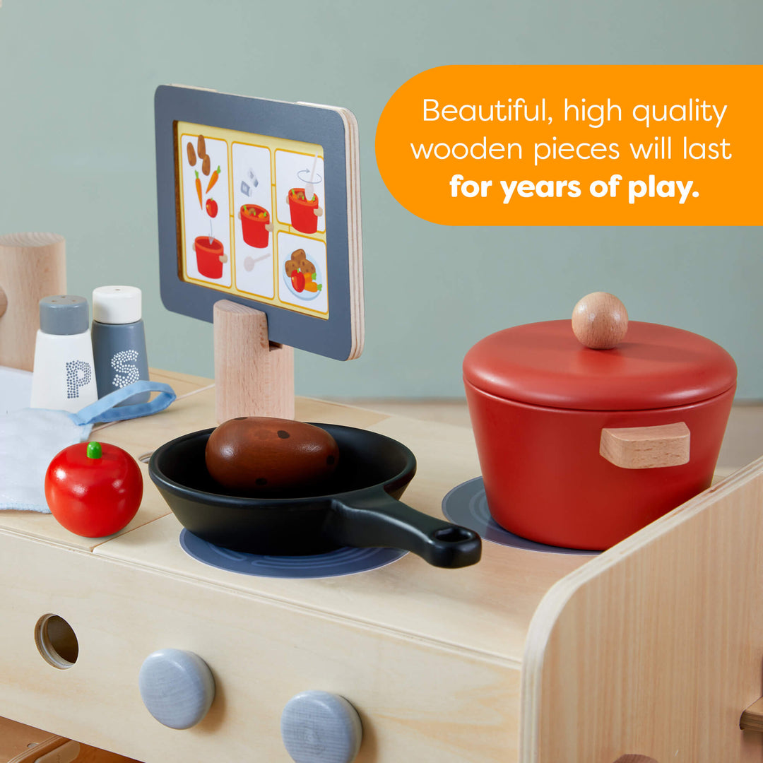 Creative Play 3 in 1 – Play Kitchen, Store &amp; Workshop