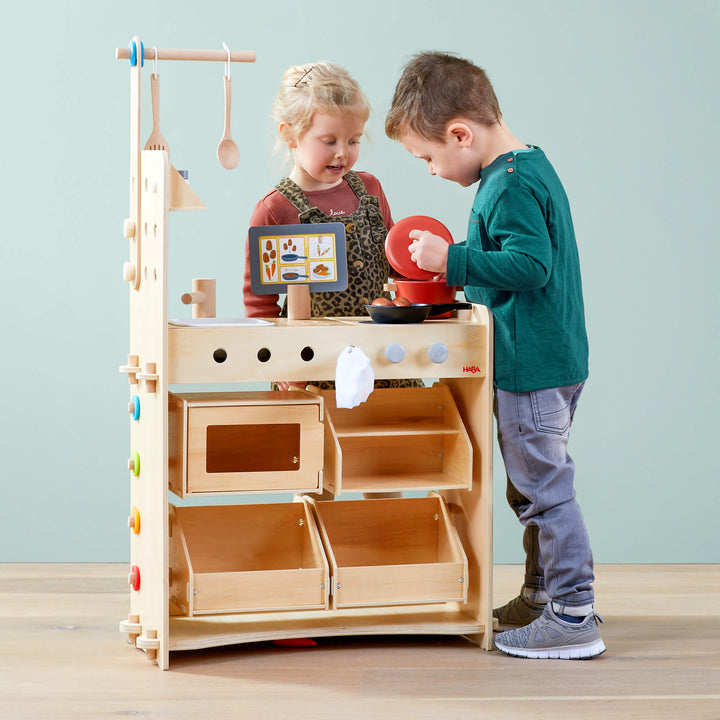 Creative Play 3 in 1 – Play Kitchen, Store &amp; Workshop