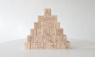 Bannor Maple ABC Block Set