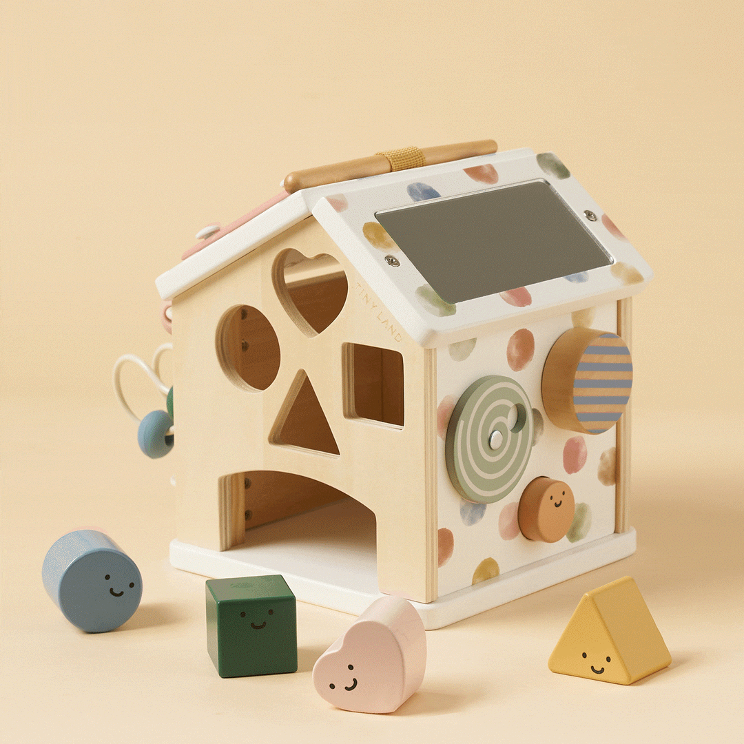 Sale Tiny Land® Cottage Activity Cube - Morandi