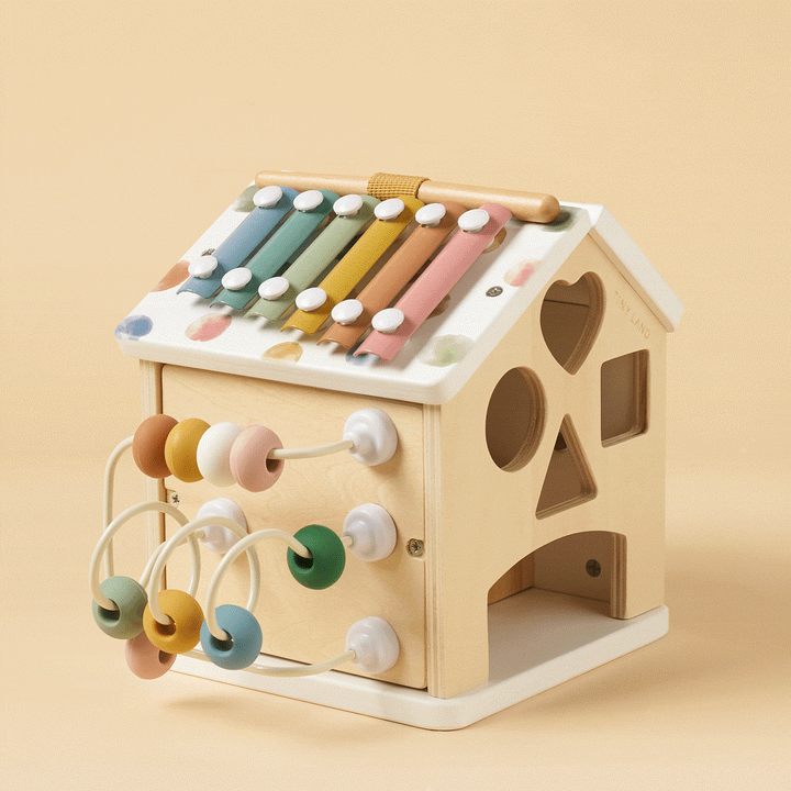 Sale Tiny Land® Cottage Activity Cube - Morandi