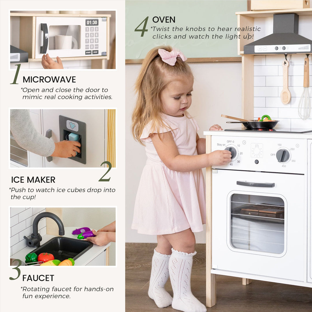 Sale Tiny Land® Interactive Play Kitchen with Sounds &amp; Cookware