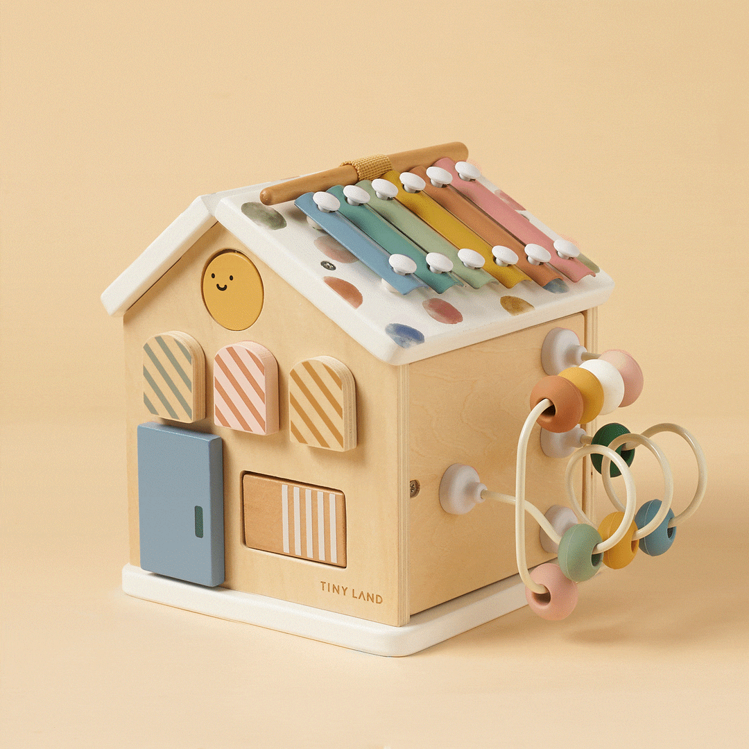 Sale Tiny Land® Cottage Activity Cube - Morandi