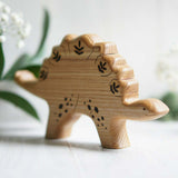 Wooden Stegosaurus · view 2