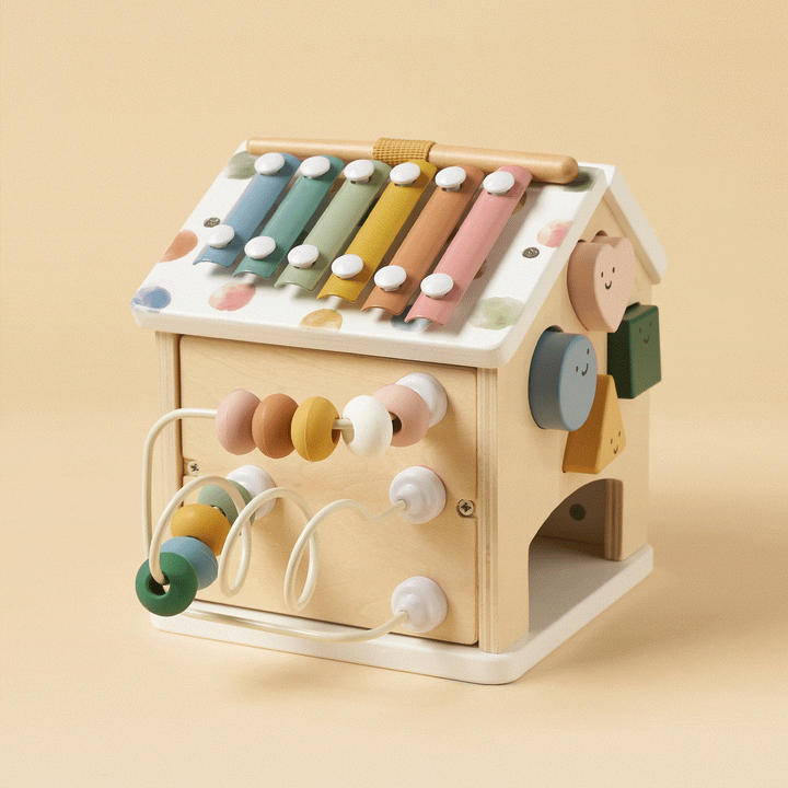 Sale Tiny Land® Cottage Activity Cube - Morandi