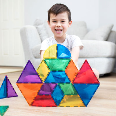 Connetix Tiles 36 Piece Rainbow Shape Expansion Pack