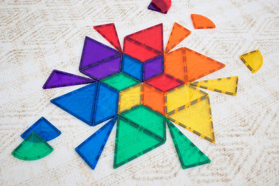 Connetix Tiles 36 Piece Rainbow Shape Expansion Pack