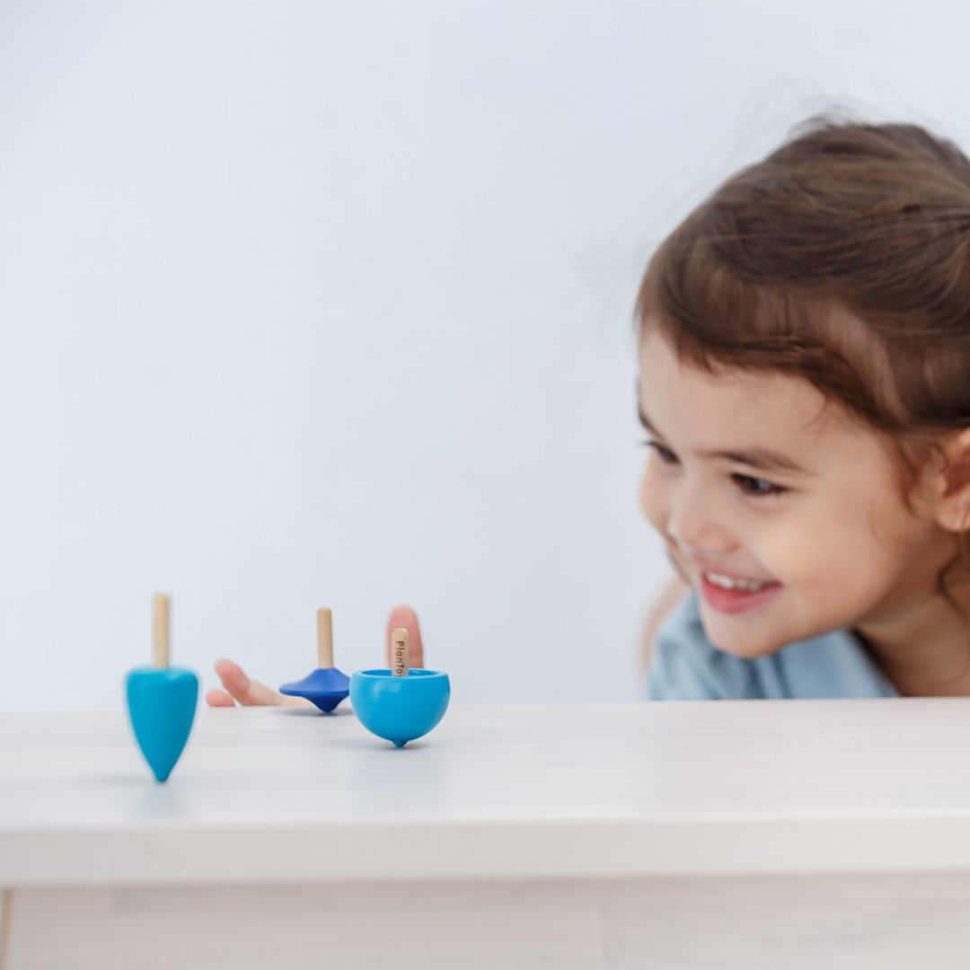 Plan Toys Mini Spinning Tops