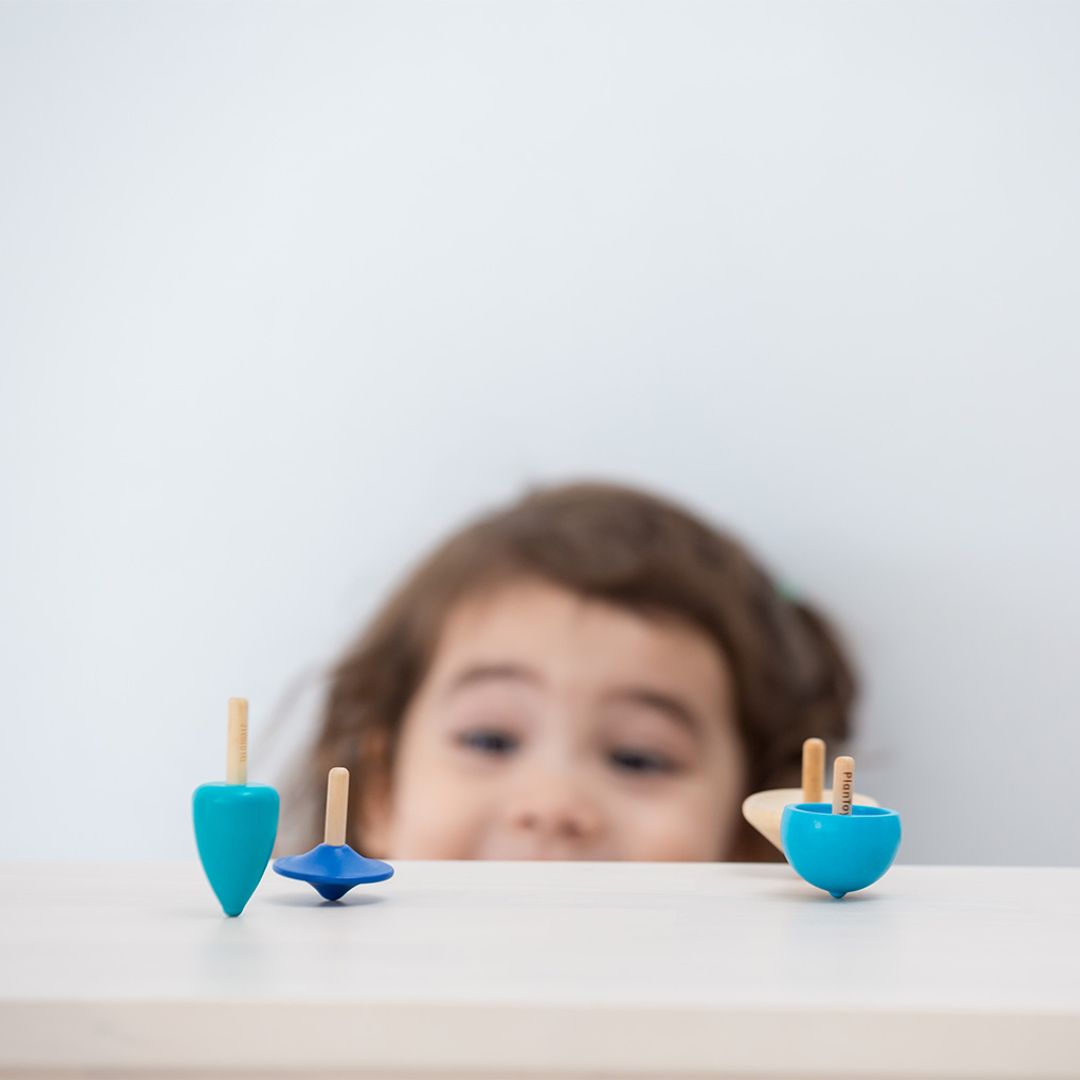 Plan Toys Mini Spinning Tops