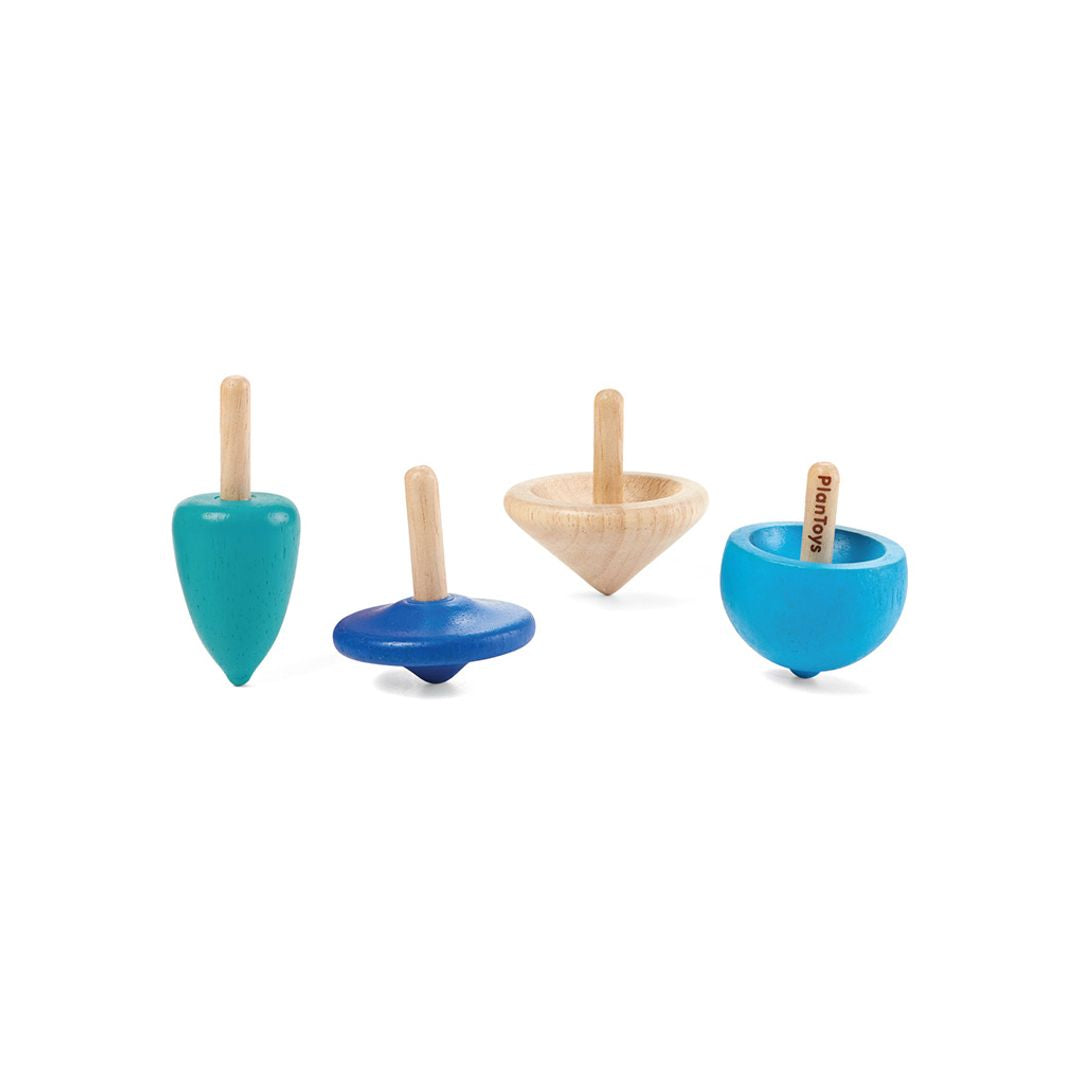 Plan Toys Mini Spinning Tops