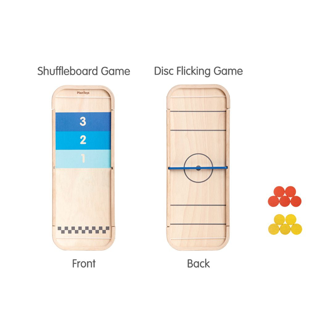 Plan Toys 2-In-1 Shuffleboard Game