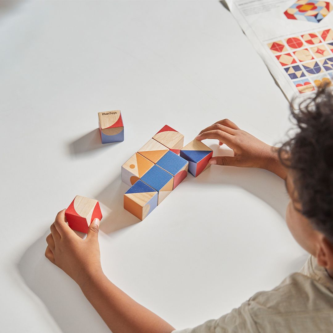 Plan Toys Geo Pattern Cubes