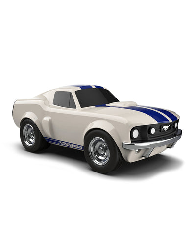 Baghera Ford Mustang Racing Car, Ivory White