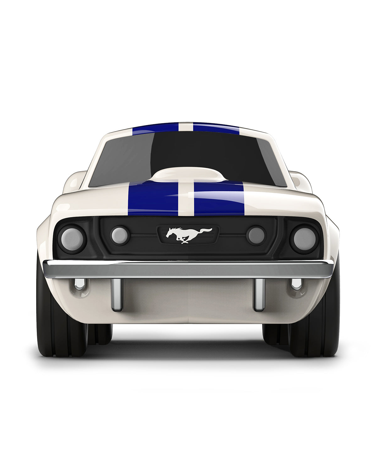 Baghera Ford Mustang Racing Car, Ivory White
