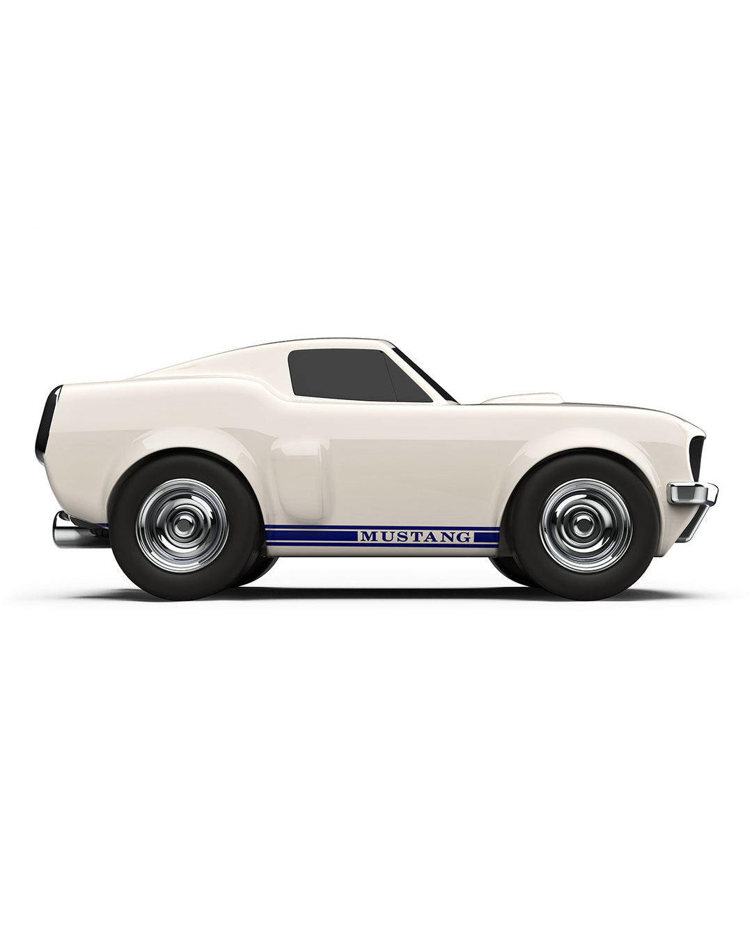 Baghera Ford Mustang Racing Car, Ivory White