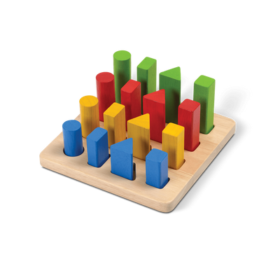 Plan Toys Geometric Peg Board