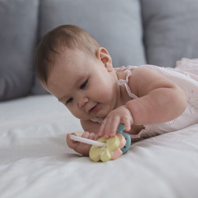 Plan Toys Baby Key Rattle - Pastel