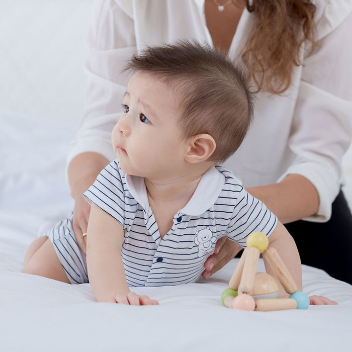 Plan Toys Triangle Clutching Toy - Pastel