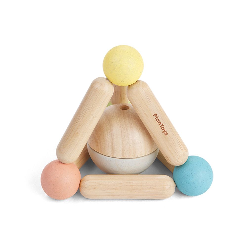 Plan Toys Triangle Clutching Toy - Pastel