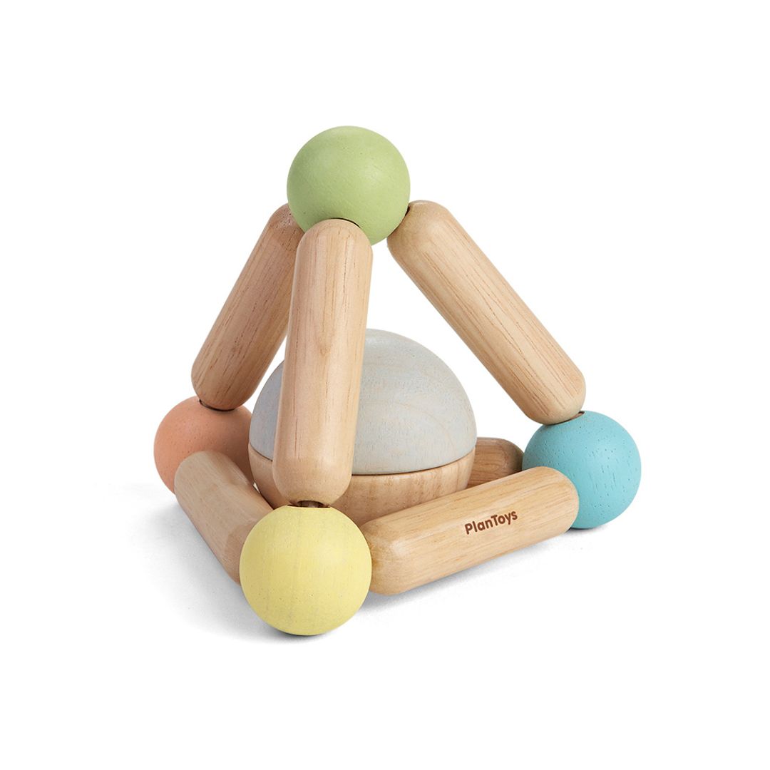 Plan Toys Triangle Clutching Toy - Pastel