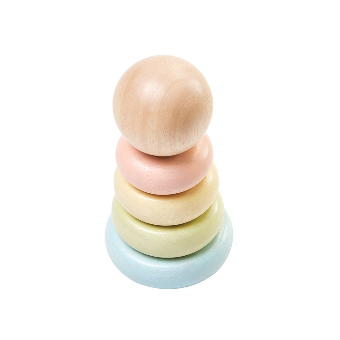 Plan Toys First Stacking Ring - Pastel