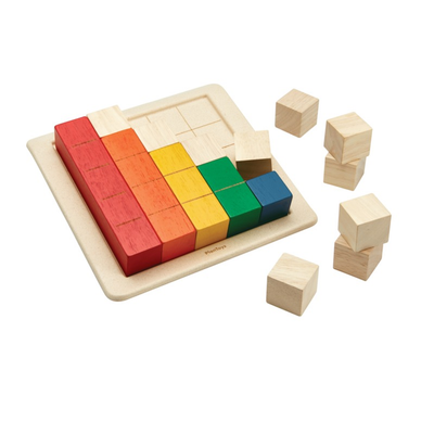 Plan Toys Colored Counting Blocks, Unit Plus